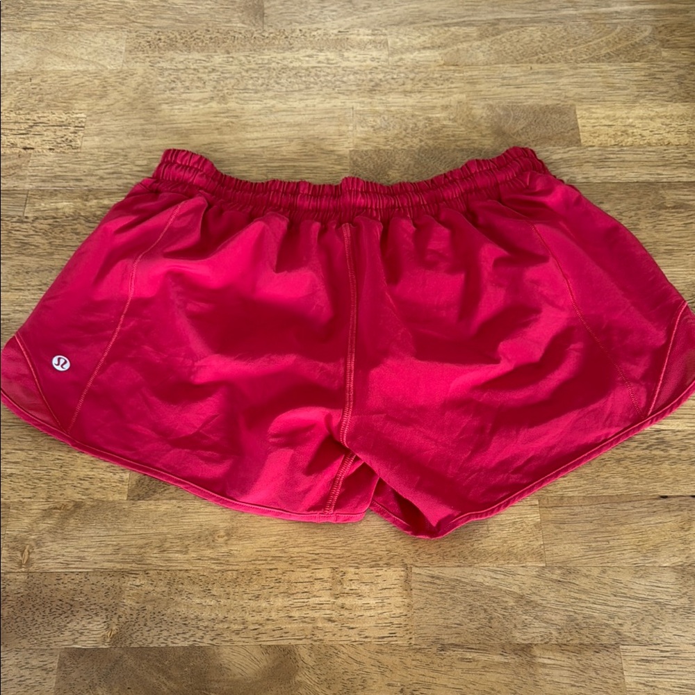 Lululemon Athletica Red Athletic Shorts Lightweight Performance